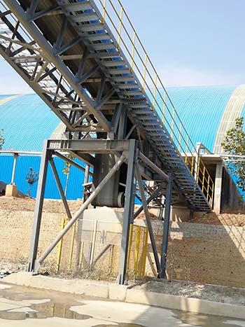 Belt Conveyor for Cement Production