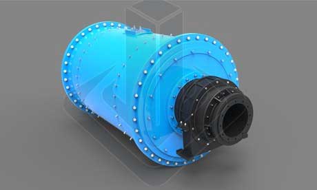 Grate Discharge Ball Mill Head View