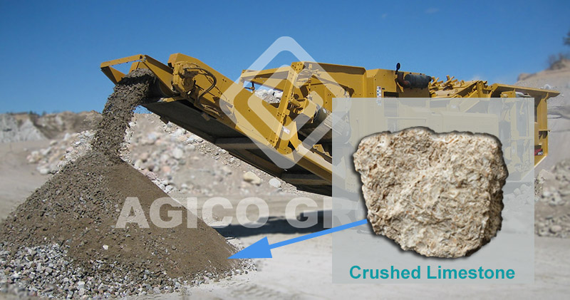 Limestone Impact Crusher at site