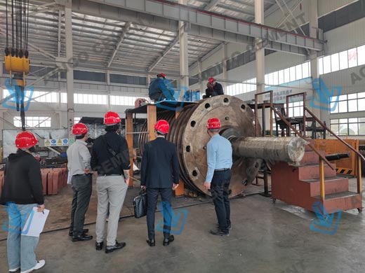 Iran Customer Visit Crusher Rotor Assembly Factory