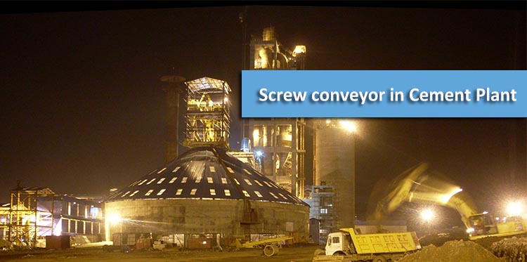 Screw Conveyor in Cement Plant