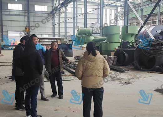 Thailand Customer in Cement Seperator Factory