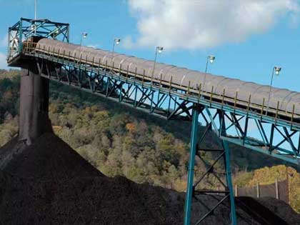 Conveyor Belt in Cement Plant