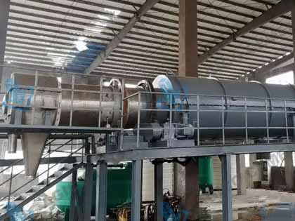Electric Heated Rotary Kiln Install