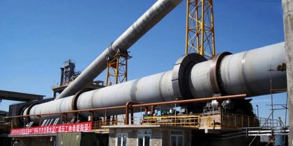 Lime Rotary Kiln Install in Cement Plant