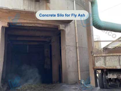 Concrete Silo for Fly Ash Storage