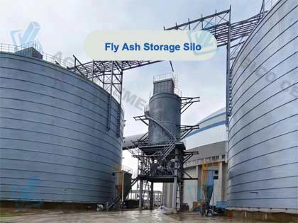 Steel Silo for Fly ash Storage