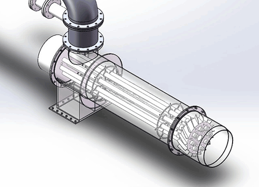 Rotary Burner 3d Drawing